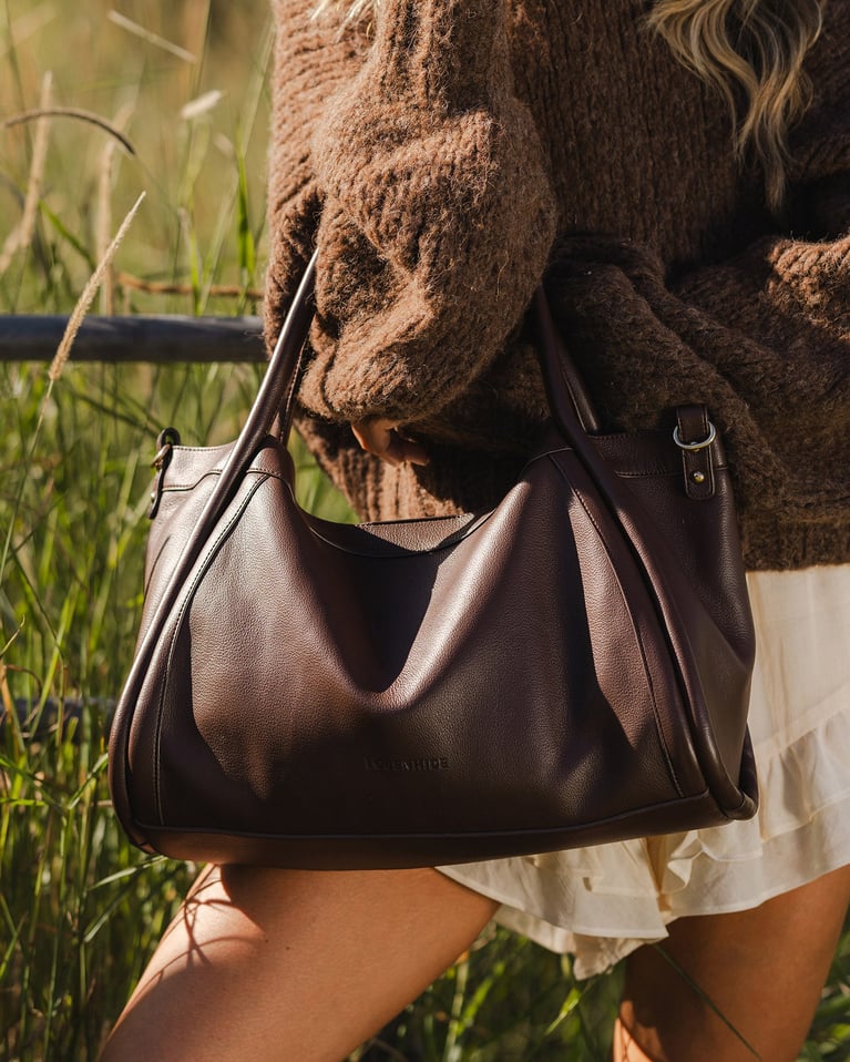 Louenhide Mini Sutton Shoulder Bag   Chocolate