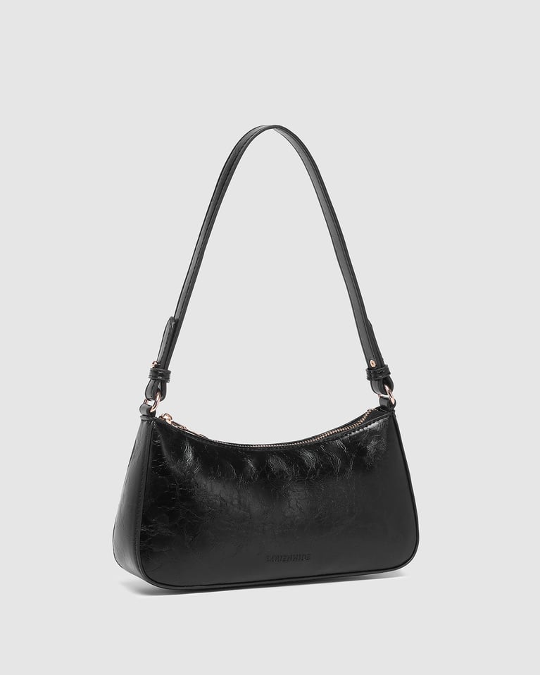 Louenhide Jacqueline Shoulder Bag Black Patent