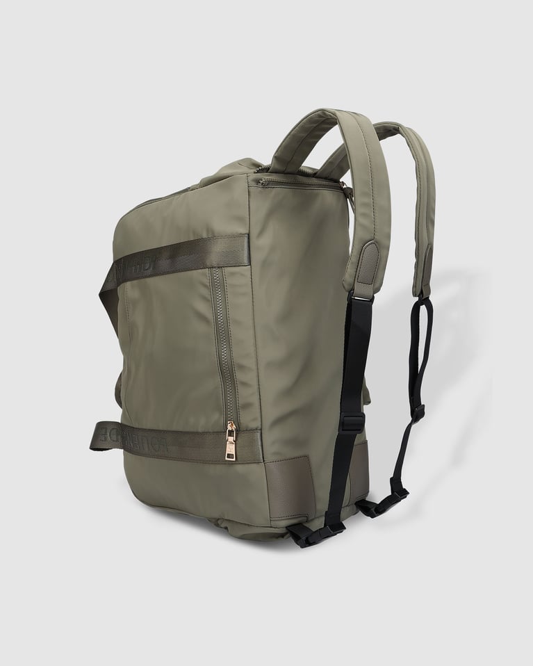 Louenhide Jenn Nylon Travel Bag Khaki