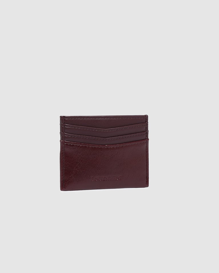 Louenhide Ada Cardholder Burgundy Patent