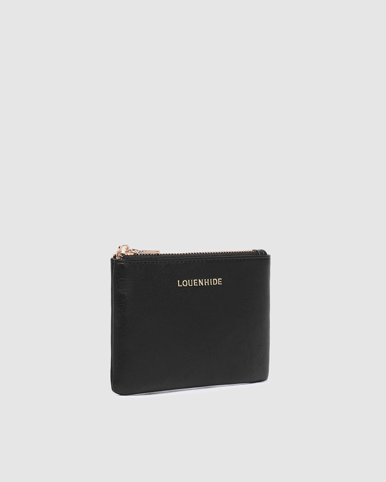 Louenhide Kuta Saddle Cardholder Purse Saddle Black
