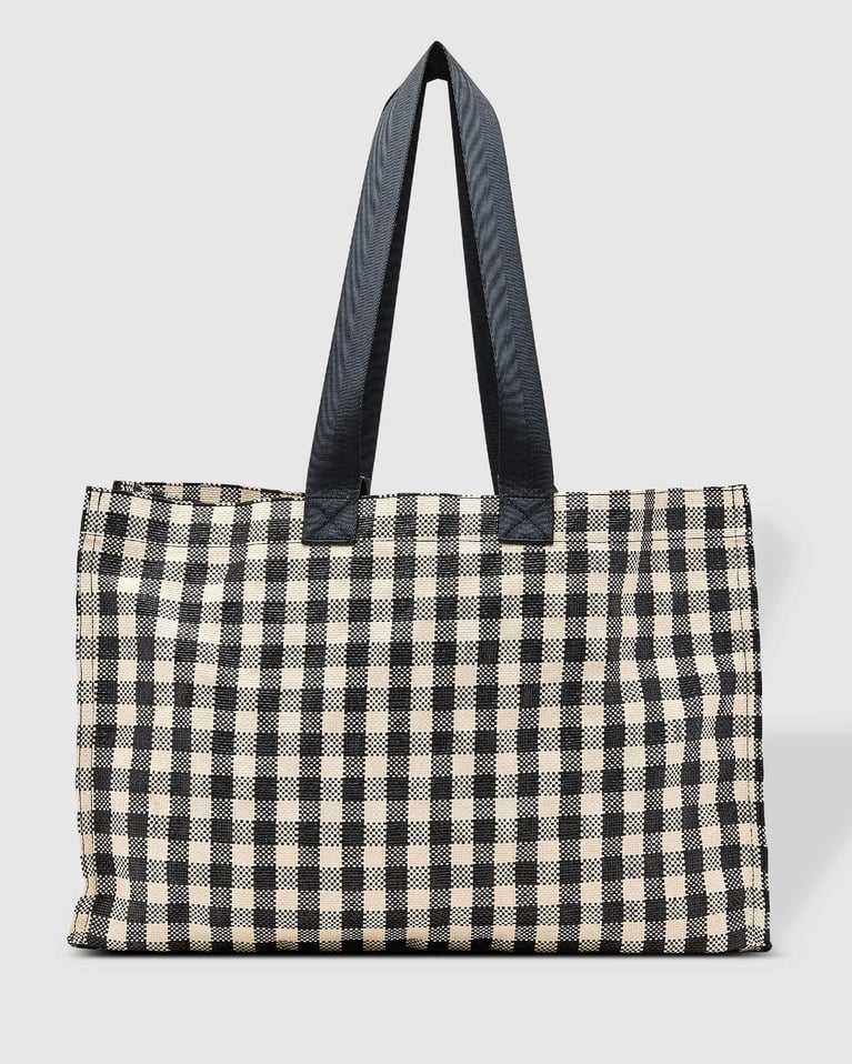 Louenhide Simpson Tote Bag Black Cream