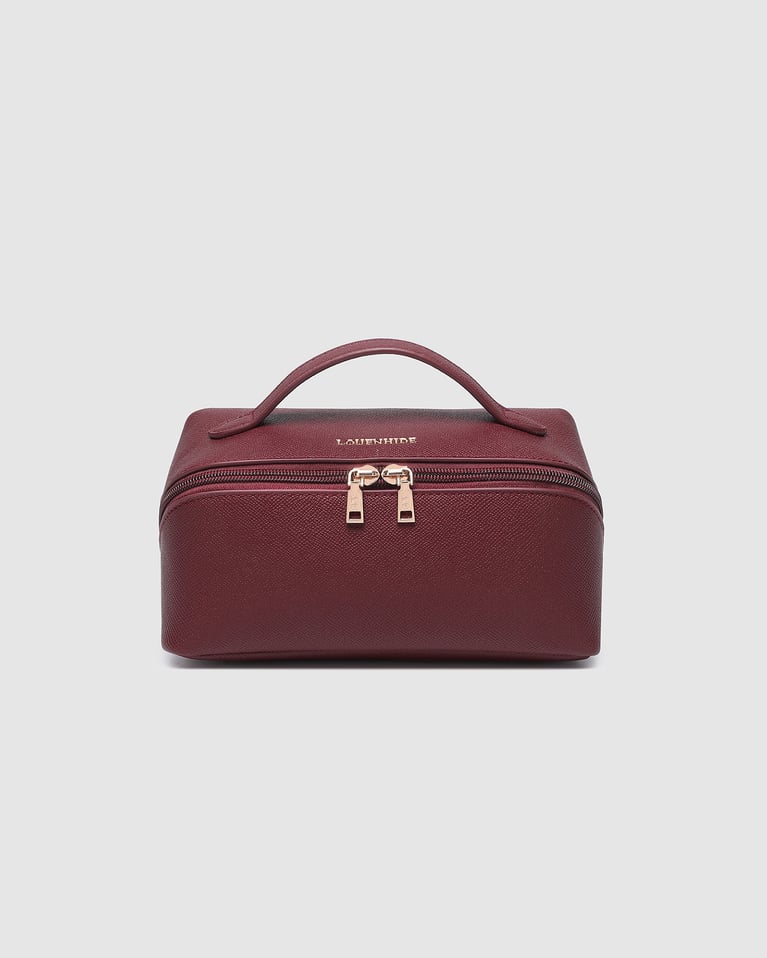 Louenhide Ellis Makeup Bag Burgundy