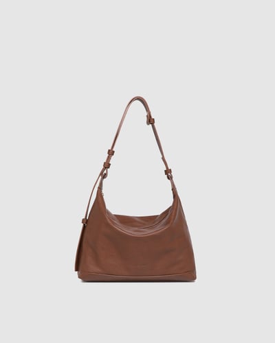 Helena Eden Saddle Wallet Set - Cognac - Lifestyle