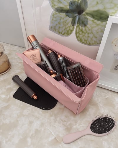 Margot Hair Tool Travel Case - Pink - Lifestyle