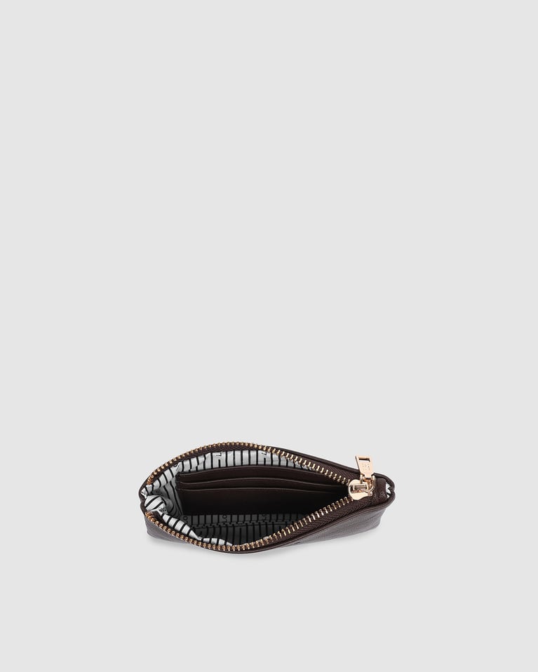 Louenhide Kuta Saddle Cardholder Purse Saddle Chocolate