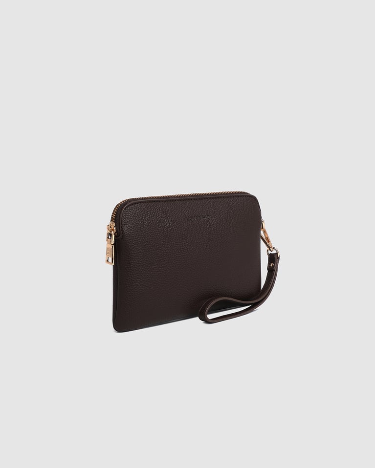 Louenhide Poppy Clutch Chocolate