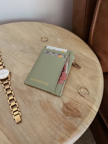 Cara Cardholder - Sage Green - Lifestyle