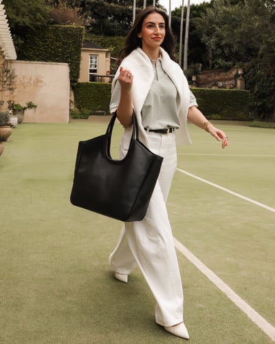 Alexandra Tote Bag - Black - Lifestyle