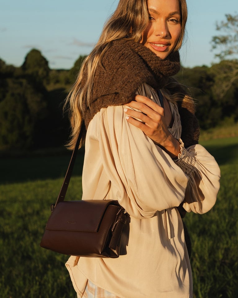 Louenhide Sophia Crossbody Bag  Chocolate