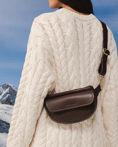 Lola Belt Bag - Chocolate - Lifestyle