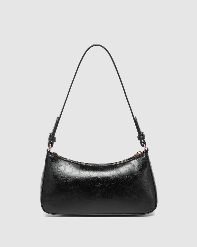 Louenhide Jacqueline Shoulder Bag Black Patent