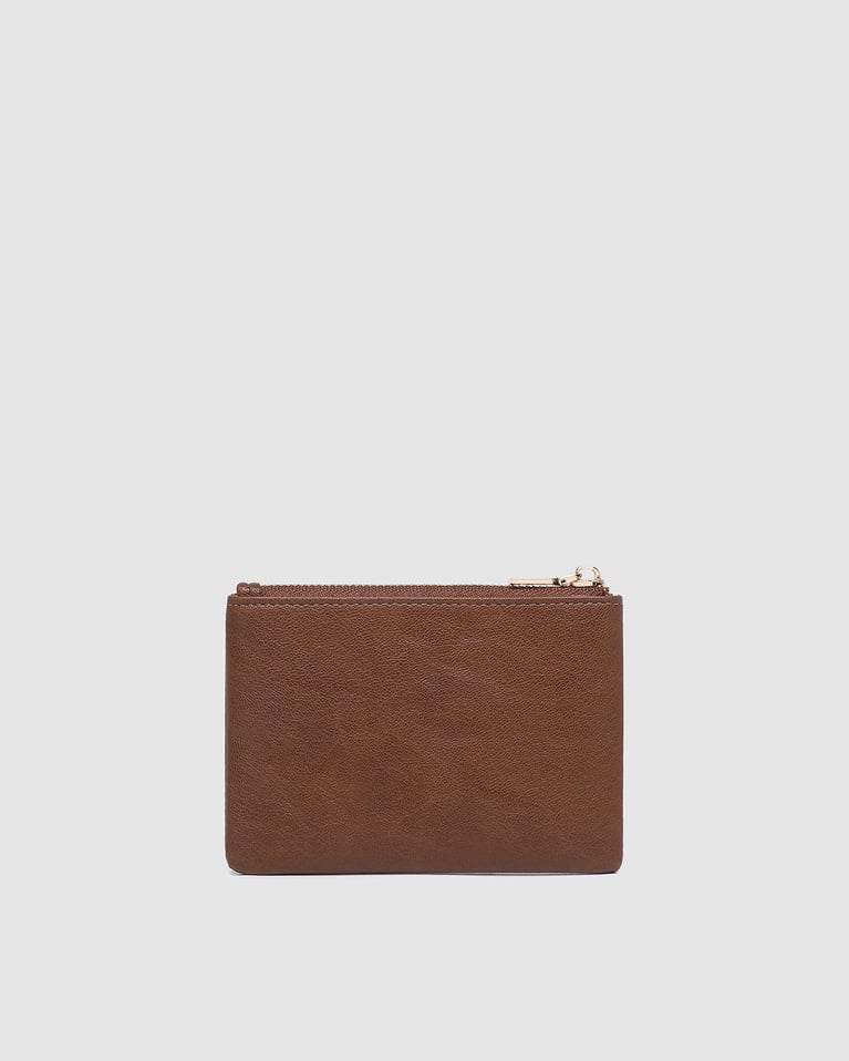 Louenhide Kuta Saddle Cardholder Purse Saddle Cognac