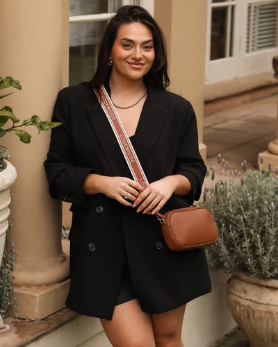 Bianca Crossbody Bag - Tan - Lifestyle