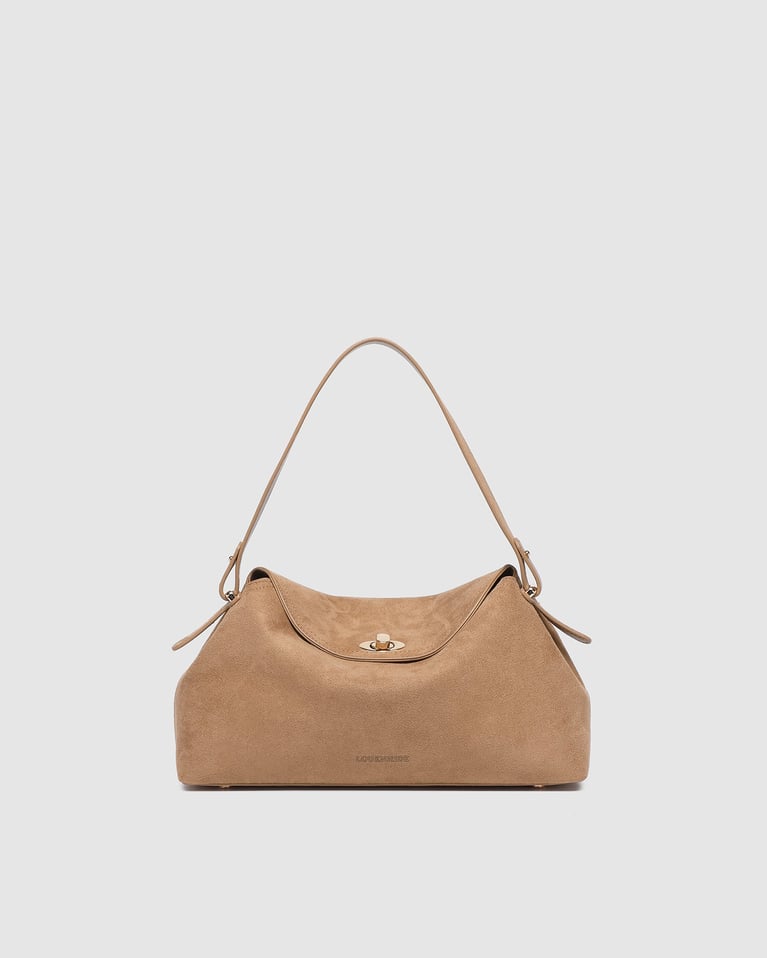 Louenhide Nicole Handbag  Suede Honey