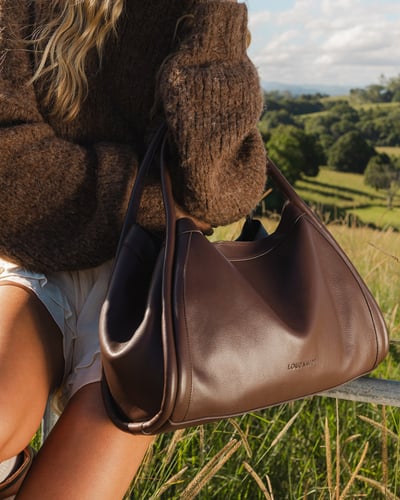 Mini Sutton Everyday Pouch Set - Chocolate - Lifestyle