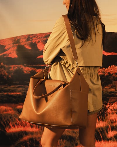 Ohio Travel Bag - Nutmeg - Lifestyle