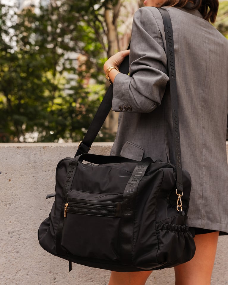 Louenhide Jenn Nylon Travel Bag Black