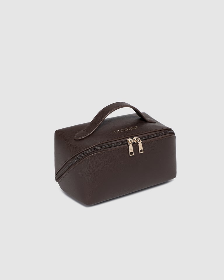 Louenhide Ellis Makeup Bag Chocolate