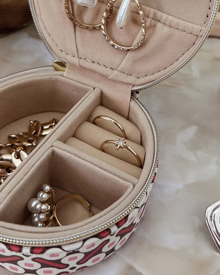 Louenhide Sisco Jewelry Case Retro Pink