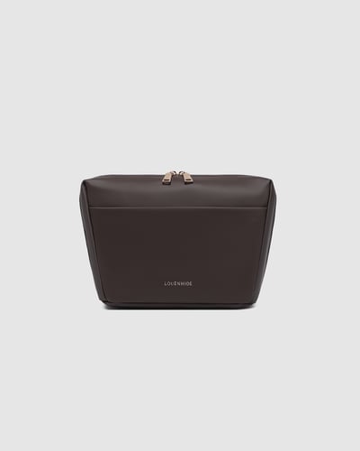 Vanessa Cosmetic Bag - Chocolate