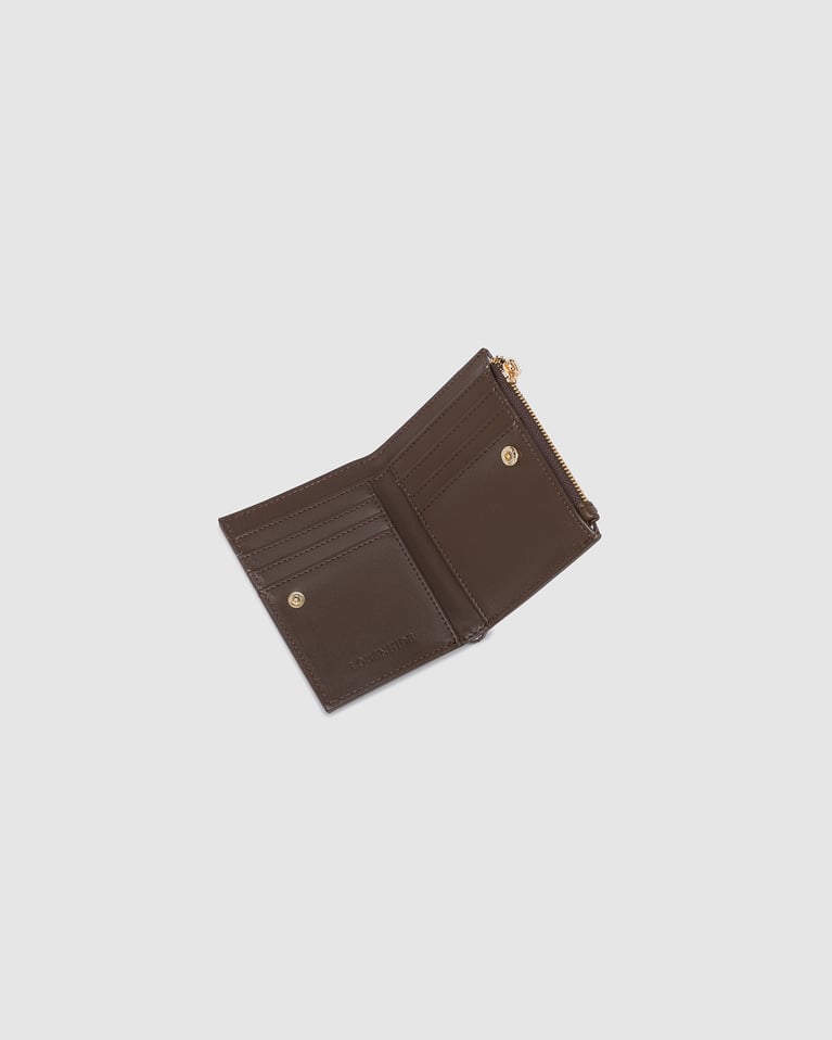 Louenhide Lily Woven Wallet Chocolate