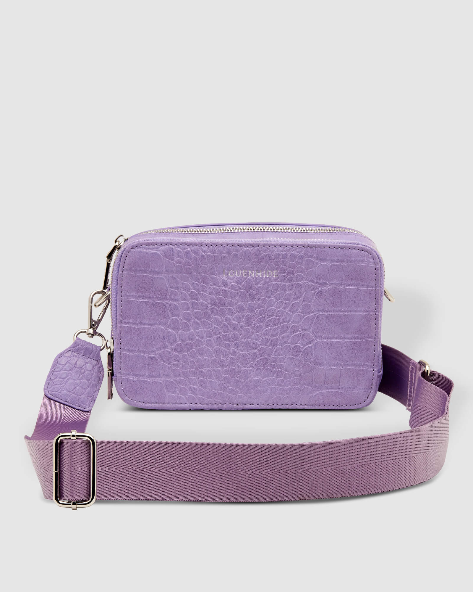 Louenhide Celeste Crossbody Bag Croc Lilac