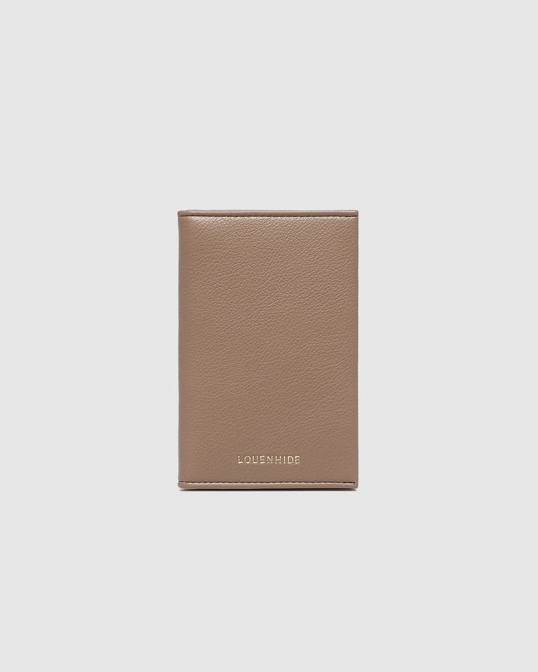 Louenhide Venice Passport Holder Mocha