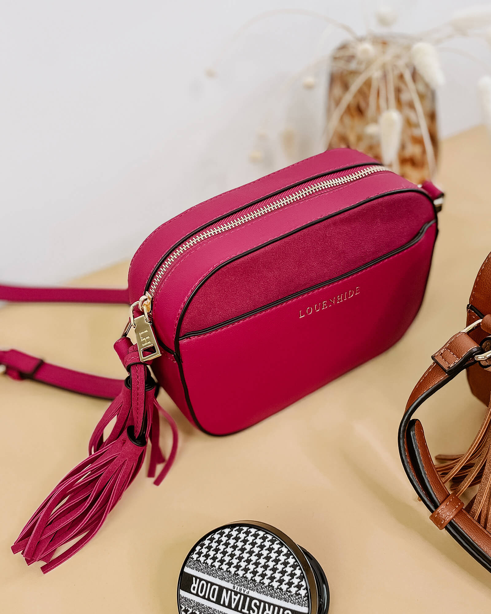 Louenhide Martina Crossbody Bag Magenta