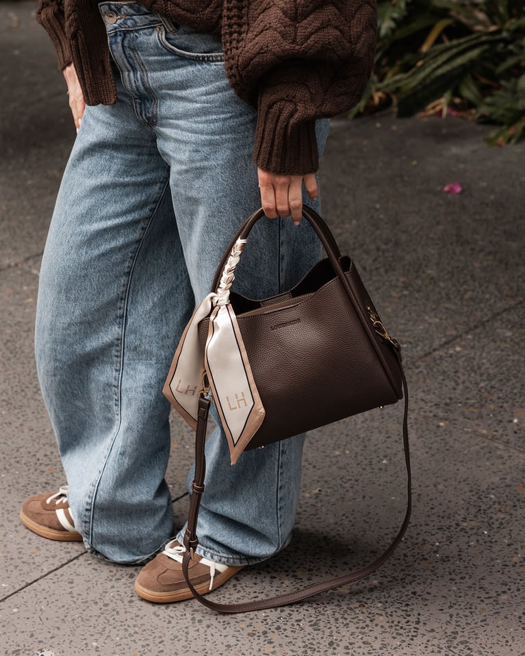 Steffie Mini Tote Bag Chocolate