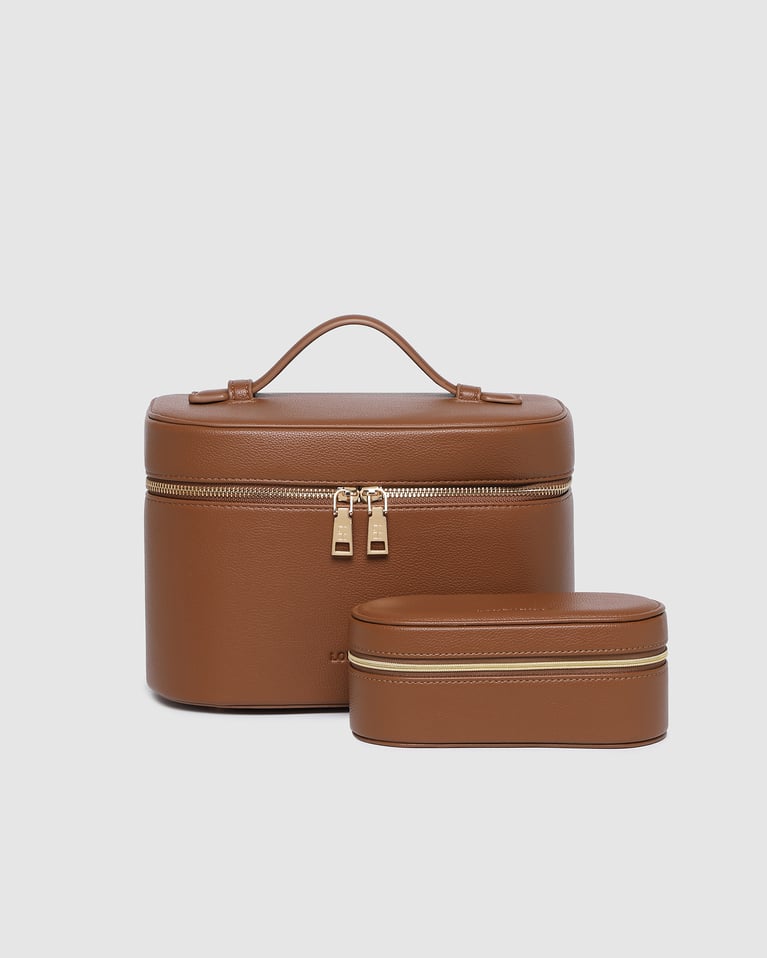 Louenhide Juliette & Charlee Cosmetic Set Tan
