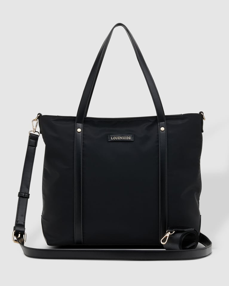 Louenhide Nora Nylon Travel Tote Black