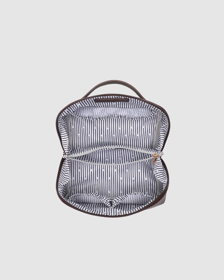 Louenhide Ellis Makeup Bag Chocolate