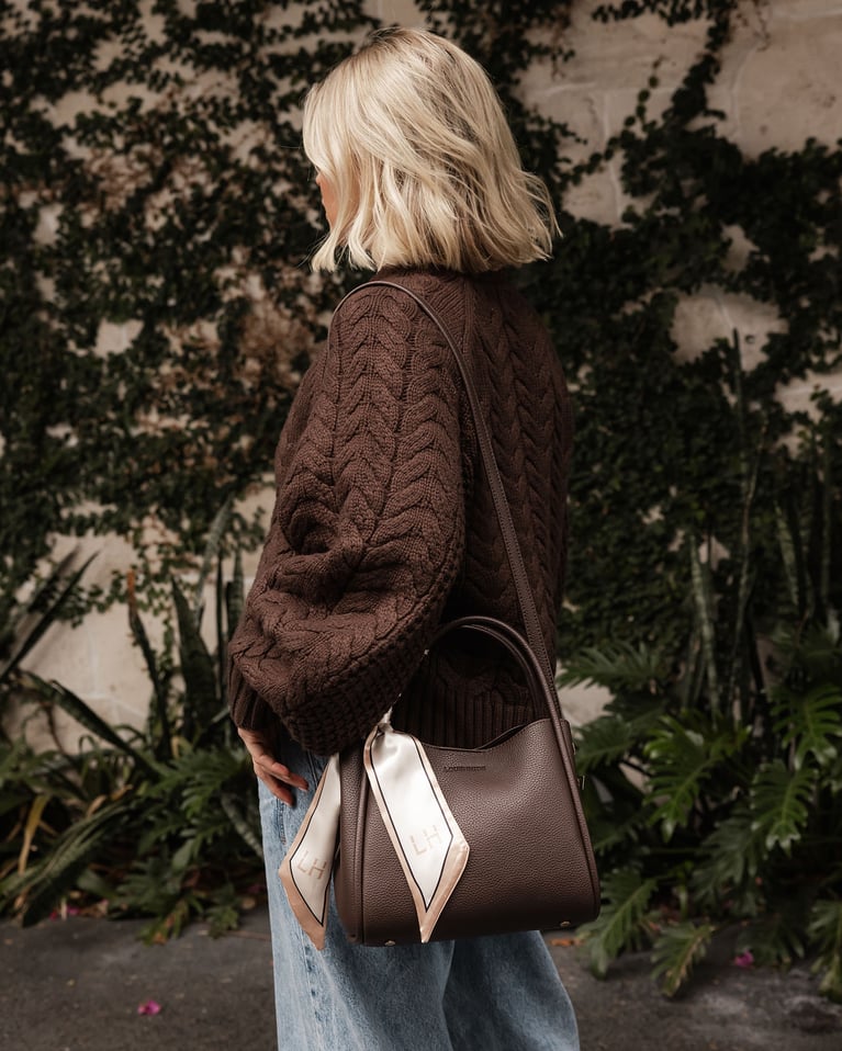 Steffie Mini Tote Bag Chocolate