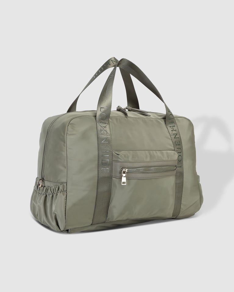 Louenhide Jenn Nylon Travel Bag Khaki