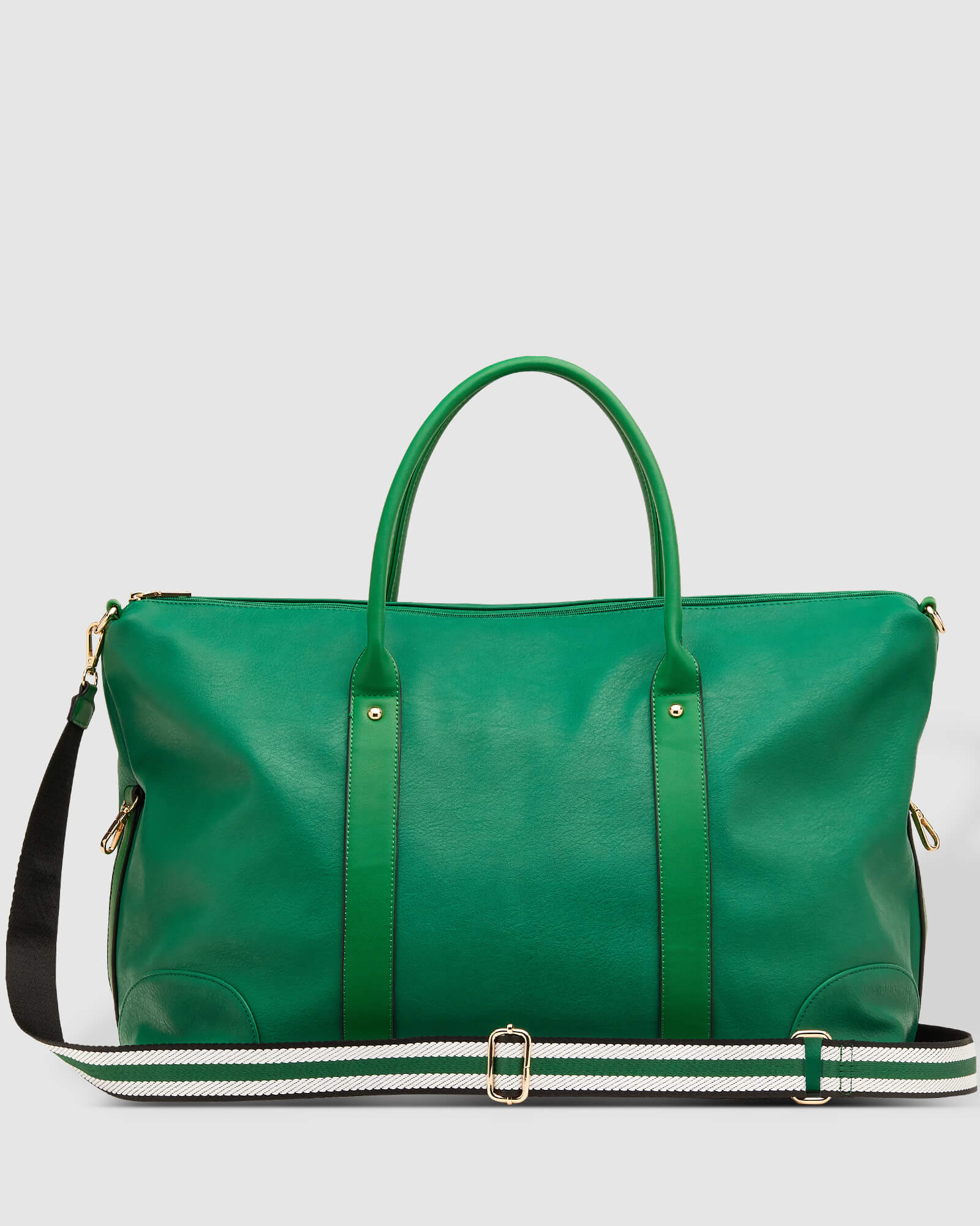 Louenhide Alexis Stripe Travel Bag Green