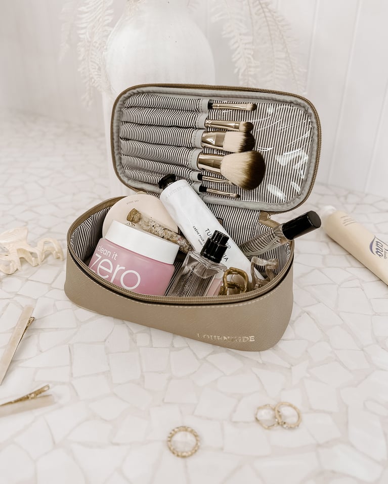 Louenhide Georgie & Fifi Cosmetic Set Coffee