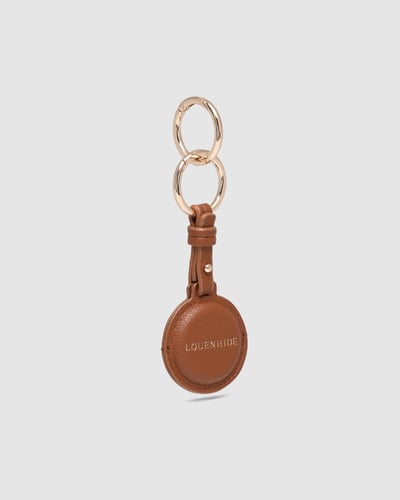 Opal Airtag Keyring - Tan