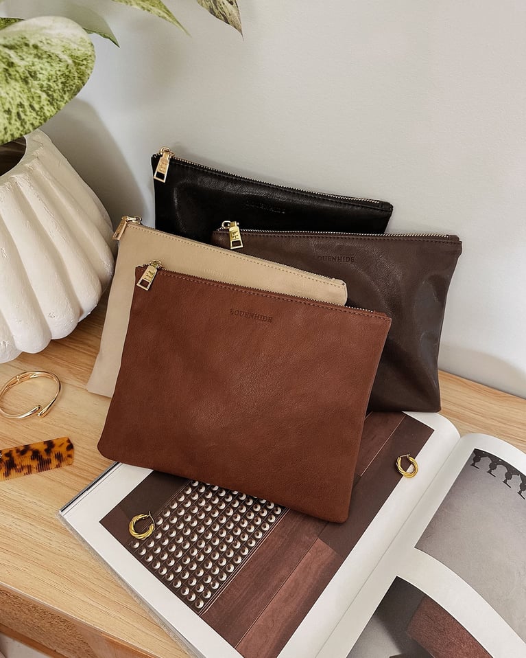 Louenhide Louie Pouch   Saddle Malt