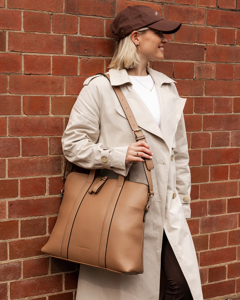 Louenhide Rhodes Trolley Laptop Bag Latte
