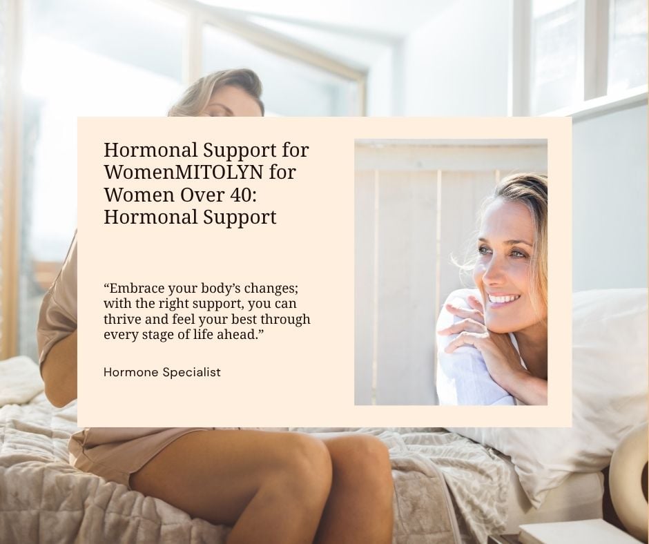 Women over 40 discussing hormonal support and weight management