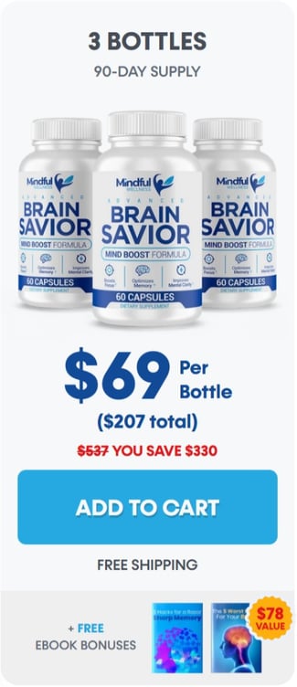 Brain Savior® - $59 Per Bottle