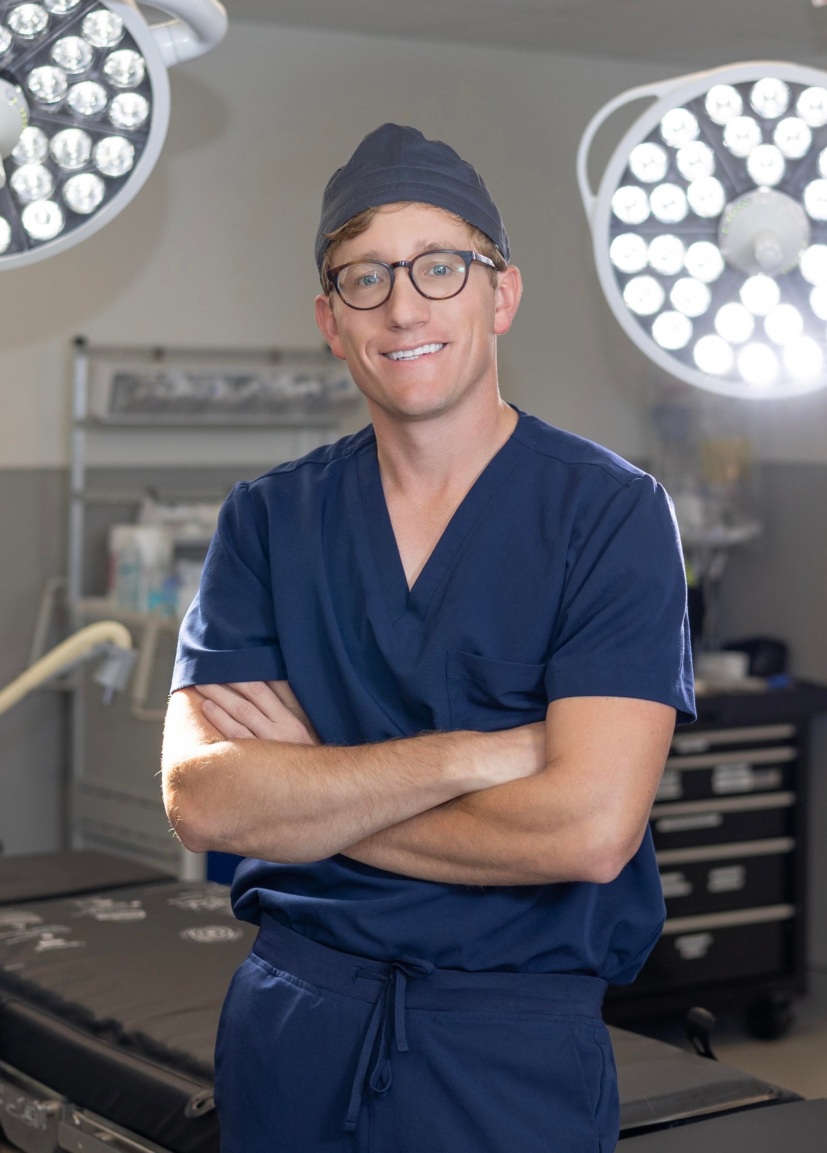 Dr. Lucas Boehm at the Consona operating suite in Delafield, Wisconsin