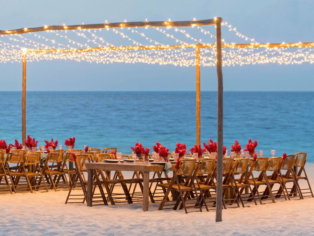 Group Beach Dinner