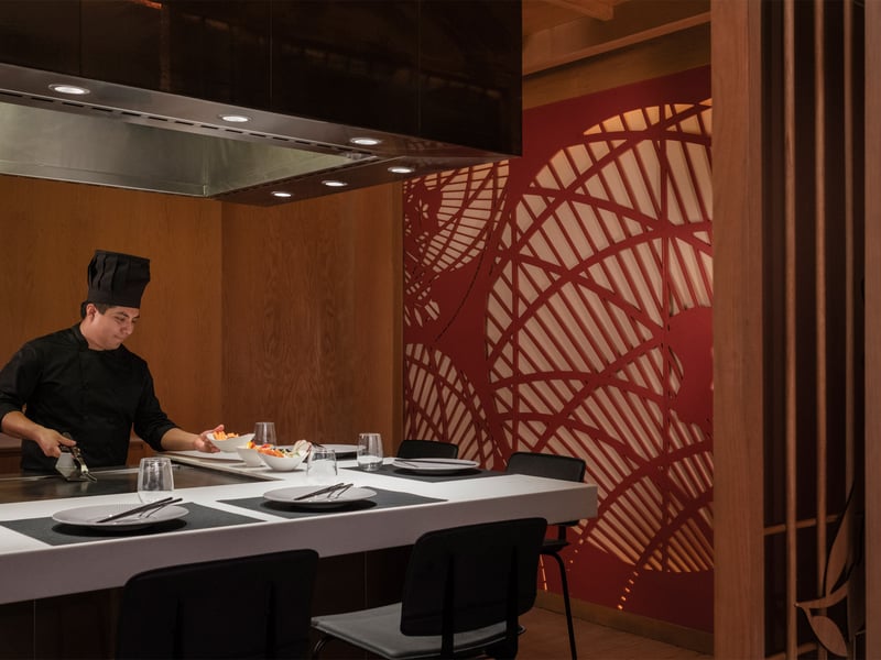 Spice: Interactive Dining, the Interactive Asian Dining Experiences restaurant at Excellence Riviera Cancun