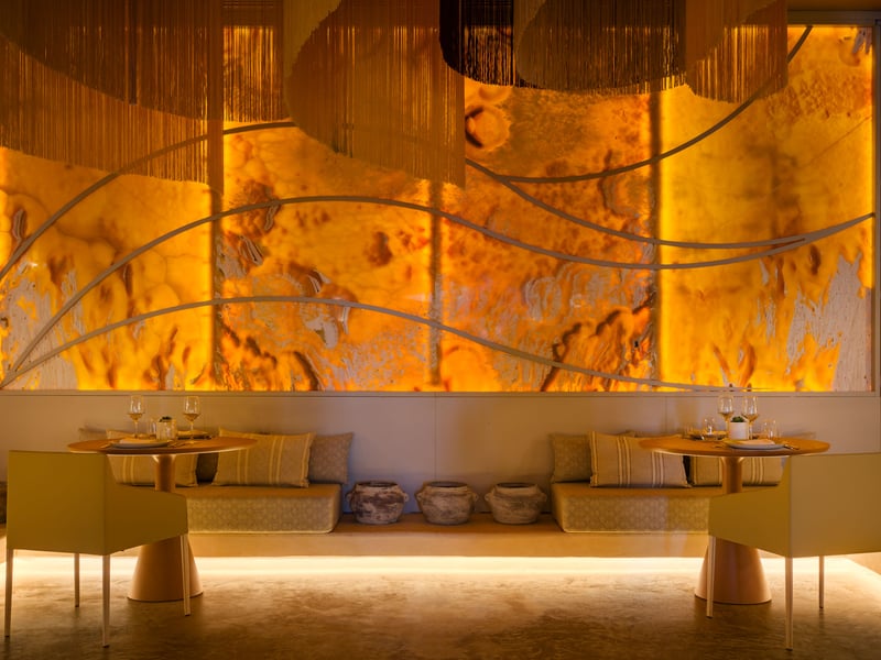 Milo, the Greek and Lebanese Cuisine restaurant at Excellence Coral Playa Mujeres