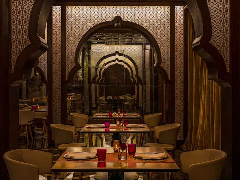 Basmati, the Indian restaurant at Excellence Riviera Cancun