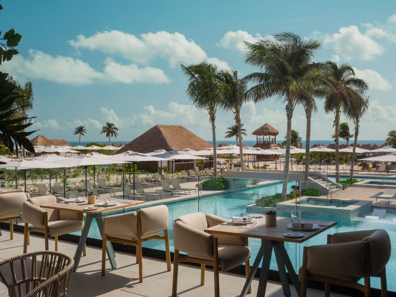 Zenith, the International Cuisine restaurant at Excellence Coral Playa Mujeres