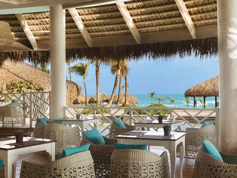Oregano Lunch Served Agave, the A la Carte restaurant at Excellence Punta Cana
