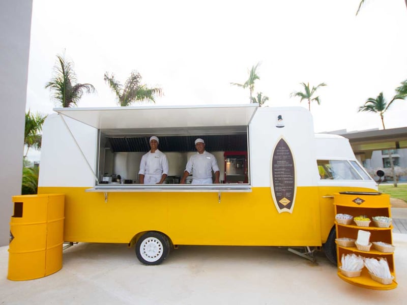 Food Shark, the Food Truck restaurant at Excellence Riviera Cancun
